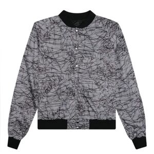 RTA Atticus printed bomber jacket